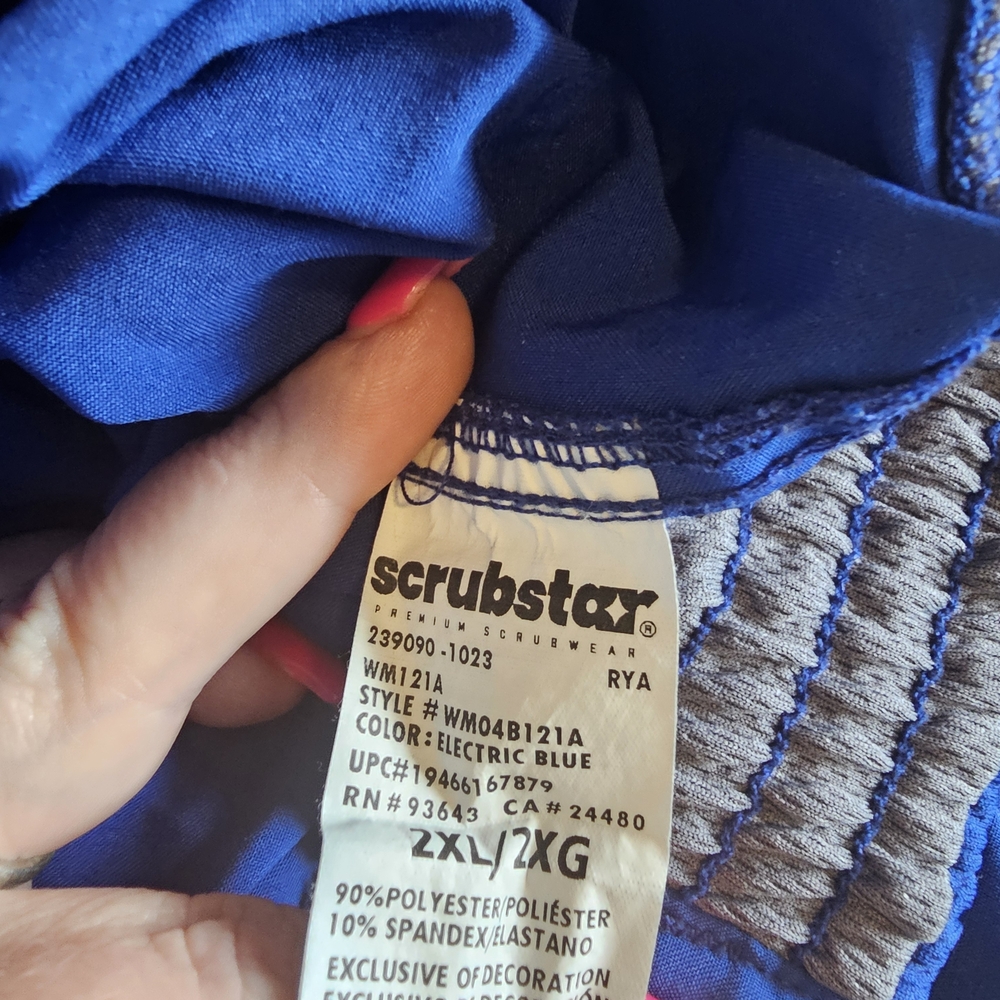 Scrubstar Women's Royal Blue Scrub Set - Picture 6 of 7